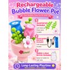 Flower Automatic Bubble Machine for Toddler Kid Toy Age 3