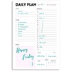 Daily Planner Notepad - A5 Calendar, Scheduler, Organizer with Priority,