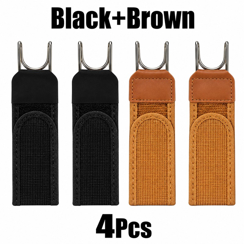 Adjustable Buckleless Belt for Men's Pants – Elastic Hook Waist