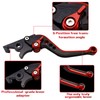 PROCNC Motorcycle Double Color Short Adjustable Brake Clutch Levers for