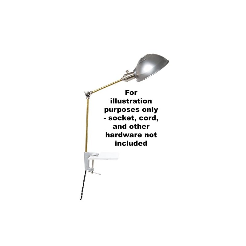 B&P Lamp® Green Parabolic Style Metal Shade