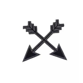 EmbroideryByZevotek Double Arrow Iron on patch sew on patch