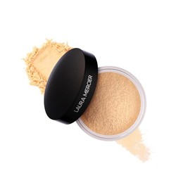 Laura Mercier Polvo de ajuste suelto translúcido, control de brillo las 24 horas, acabado mate suave, impregnado con vitaminas C+ E, uso duradero, pie