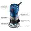 Bosch GKF125CEK Colt 1.25 HP (Max) Variable-Speed Palm Router Kit
