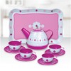 Kids House Juego De Té para Niñas Tin Tea Set,