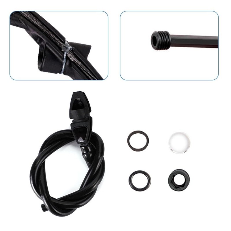 Bow Peep Sight Kit, Tube Peep Sight 6X/8X Clarifier Archery