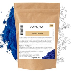 Cosm'Ethics® | Nila-Pulver 100 g | hellt den Teint natürlich auf und verschönert das Haar | Reduziert die Zeichen des Alters und spendet Feuchtigkeit | wiederverschließbarer Beutel