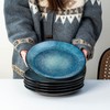 YALONG Dinner Plates Set of 6, 10 Inch Ceramic Plates
