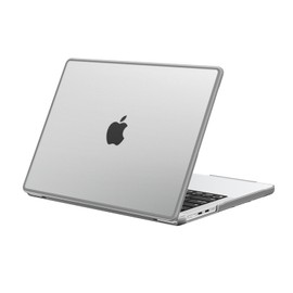 BlueSwan Case Compatible with MacBook Pro 14 Inch 2026 M5 M4 M3 M2 M1 Pro/Max 2025-2021 A3426 A3427 A3434 A3112 A3185 A3401, Drop-Resistant TPU Frame + Matte Anti-Fingerprint Protective Laptop Case, Grey