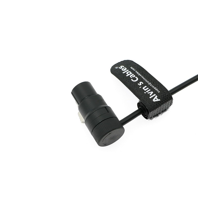 Alvin's Cables Rotatable Low Profile XLR 3 Pin Male to