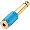 RCA to 1/4 Adapter, tunghey Gold Plated Pure Copper RCA