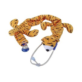 Pedia Pals Tiger Stethoscope Cover – Soft Washable Animal Design for Doctors and Nurses, Universal Fit Stethoscope Sleeve Cover Protects Tubing, Plush Stethoscope Animal Cover Reduces Patient Anxiety