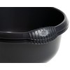 Black High Grade 36cm Medium Circular Round Washing Up Bowl
