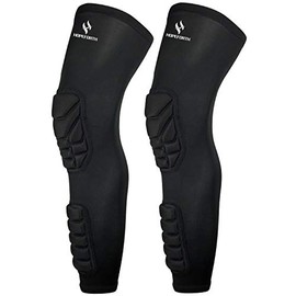 Knee Calf Padded 2 Pack Compression Leg Sleeve Shin Protective Support