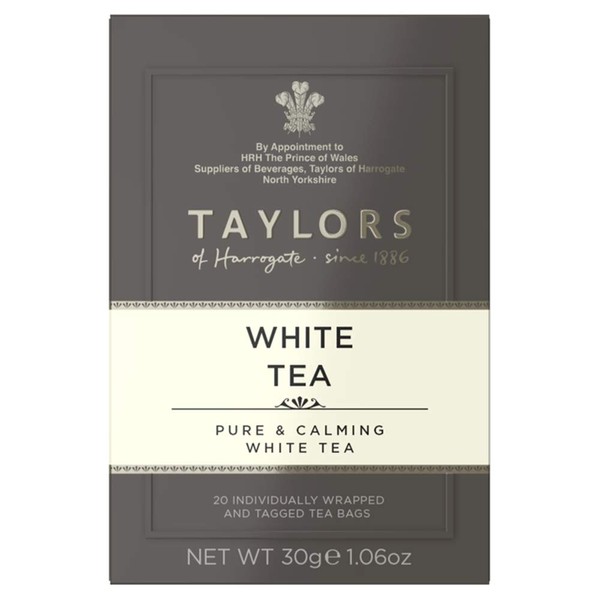 Taylors of Harrogate White Tea, 20 Count (Pack of 6)