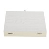 100PCS Biology Glass Prepared Microscope Slides Specimens Wooden Slide Storage