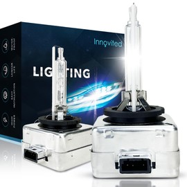 Innovited D1S HID Xenon Headlight Bulbs 10000K Cool Blue High Low Beam 66144 66140 85140 85415,etc Replacement Bulb - Pack of 2