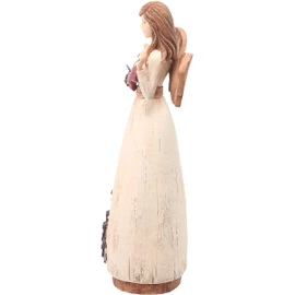 Pavilion Gift Company Simple Spirits 41008 Angel Figurine Holding Hearts, 7-1/2-Inch, Love