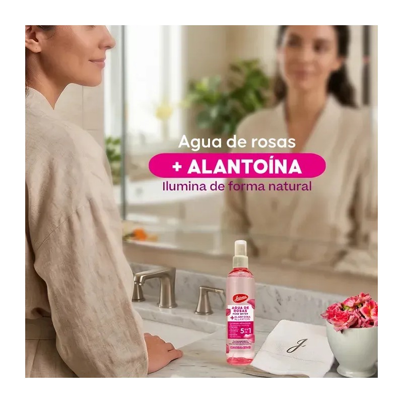 Jaloma Tónico Agua de Rosas Antioxidante para Todo Tipo de