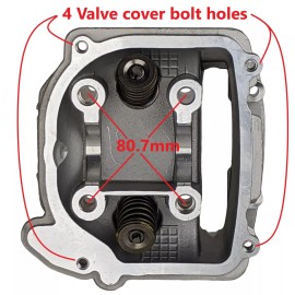 RedCap Big Bore Cylinder Head 62mm B-Block for Gy6 4-Stroke 170cc-200cc 1P63QML Engines