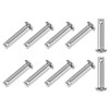M METERXITY 10-Pack Single Hole Clevis Pins, M6 x 30mm