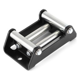 Yuecoom Universal Heavy Duty Winch Roller Guide Electroplated 110mm Hole Metal Winch Roller Guide Distance with Strong Construction