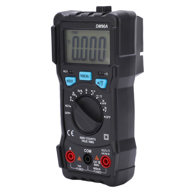 DM90A AutoRanging Digital Multimeter High Accuracy Mini Automatic Multimeter 10A/600V