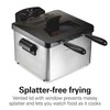 Hamilton Beach Electric Deep Fryer with 2 Baskets and Lid,