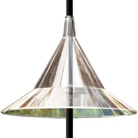 Arundale Products 011007 Mandarin Squirrel-Away Pole-Mounted Baffle Clear Feeder