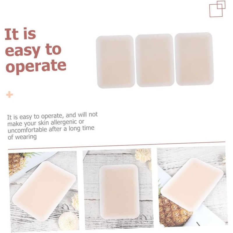 BESTYASH 3piezas Cinta Invisible Para Cicatrices Transpirable Pegatinas De Piel