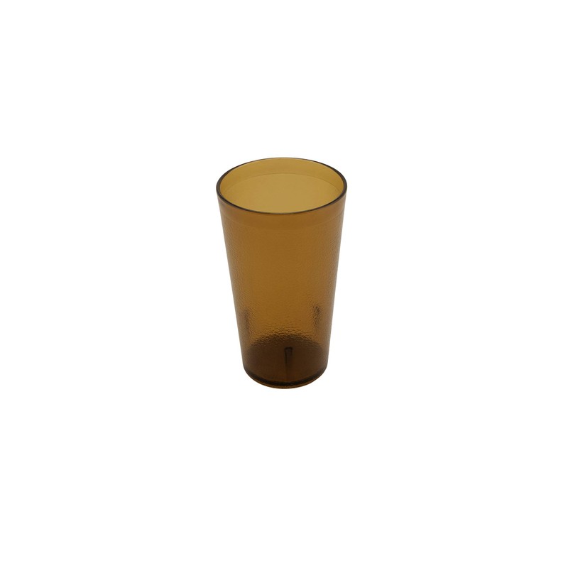 G.E.T. Enterprises 6612-1-A-EC, Amber 12 oz. Plastic Tumblers (Pack of