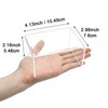 Cerpourt 2 Sets Acrylic Display Risers(4",5",6") Product Stand ((4"x5"x6") Clear