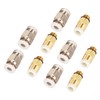5 Sets PC4 M6 Pneumatic Fitting Push to Connect PC4