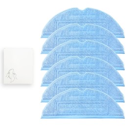 Mop Cloth for S7 MaxV Ultra / S7 MaxV Plus / S7 MaxV / S7 MaxV / S7+ / S7 Fast Vibration Washable Compatible Microfiber Mop (Pack of 6)