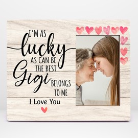 Orchroma Gigi Gifts Picture Frame,Birthday Christmas Mothers Day Gift for Grandma,Gigi Gifts from Grandchildren,Love You Gifts for Grandma,Wall Tabletop 8x10 Picture Frames