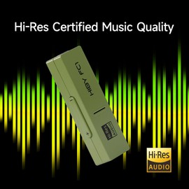 HiBy FC1 Portable Headphone Amplifier with HiFi Audio Quality for iOS Android Smartphones Computers（CS46L41 Chips）