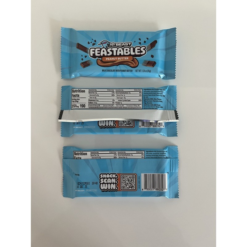 Mr Beast 24 Bars 🩵 Mr Beast Feastables World’s Best