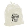 Aluf Plastics Biodegradable Compost Bags - 33 Gallon (50ct) ATSM