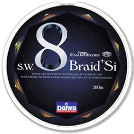 Daiwa PE Line Saltwater 8 Braid + Si 200m Size 3 Multicolor