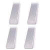 BfyBest 4pcs 100mm x 25mm x 10mm Aluminum Heatsink for IC MOSFET SCR
