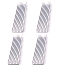 BfyBest 4pcs 100mm x 25mm x 10mm Aluminum Heatsink for IC MOSFET SCR