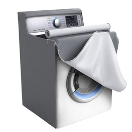 Covolo Washing Machine Cover Washer Cover Dryer Cover Waterproof Sunscreen Dustproof Durable Thicker Fabric 2 Zippers Design for Convenient use(27" W x 26" D x 43" H)