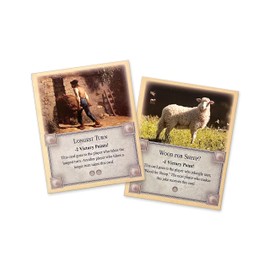 Tabletop Monthly Longest Turn and Wood for Sheep Cards compatible with Catan's Settlers of Catan 5th Edition, Seafarers, Cities and Knights and Catan Expansions