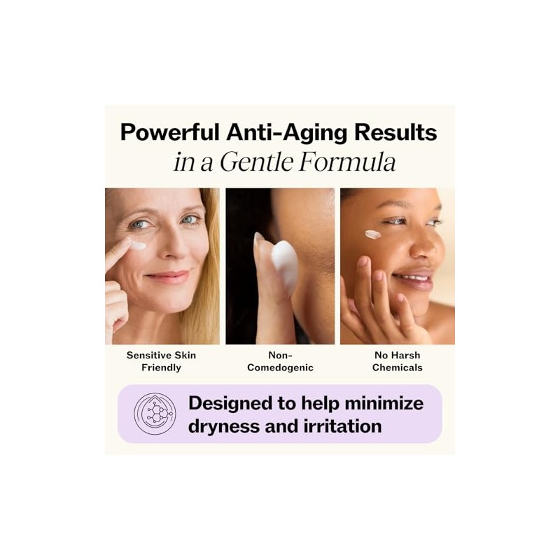 Eye Cream Moisturizer (1.7oz) 94% Natural Anti Aging Skin Care
