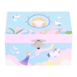 Children Musical Jewelry Box Kid Girls Cartoon Ballerina Storage Box Organizer GiftD Type