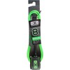 Ocean & Earth Regular Moulded Lime Surfboard Leash - 8'