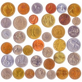 Animal Fantasy Coins Collection - 100 Different Novelty Tokens - European, Asian, American, and African Wildlife - Birds, Mammals, Marine Animals