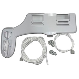 NuFlush Toilet seat bidet, Combination hot and cold water Bidet attachment