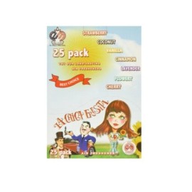 Mini 25 pc MINI'S LA Chica Fresita Minis Car Air Freshener - 25 Pack 🇲🇽 Fresa