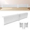 Gekufa 5 FT Baseboard Heater Cover with Left and Right
